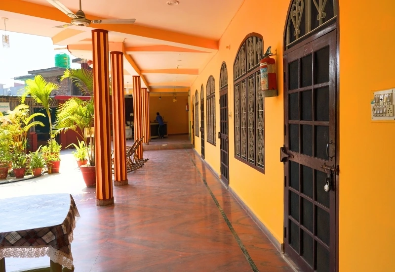 Campus Corridor — Rishikesh Sadan