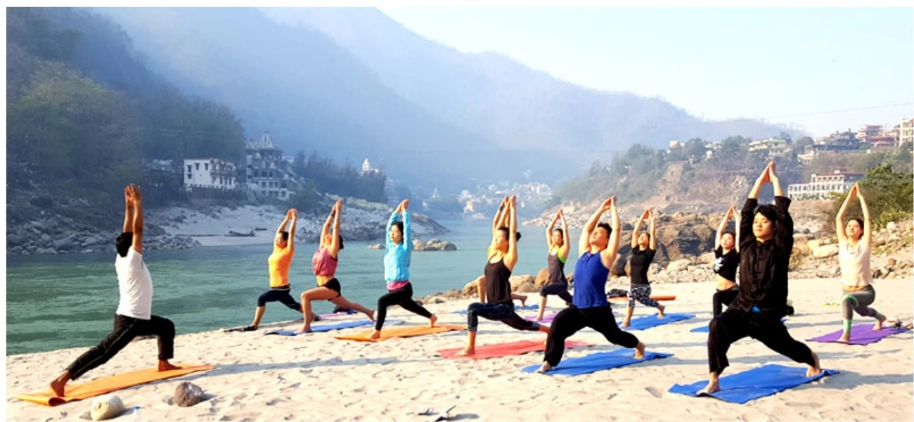 Beach Yoga & Ganges Session — Om Yoga International